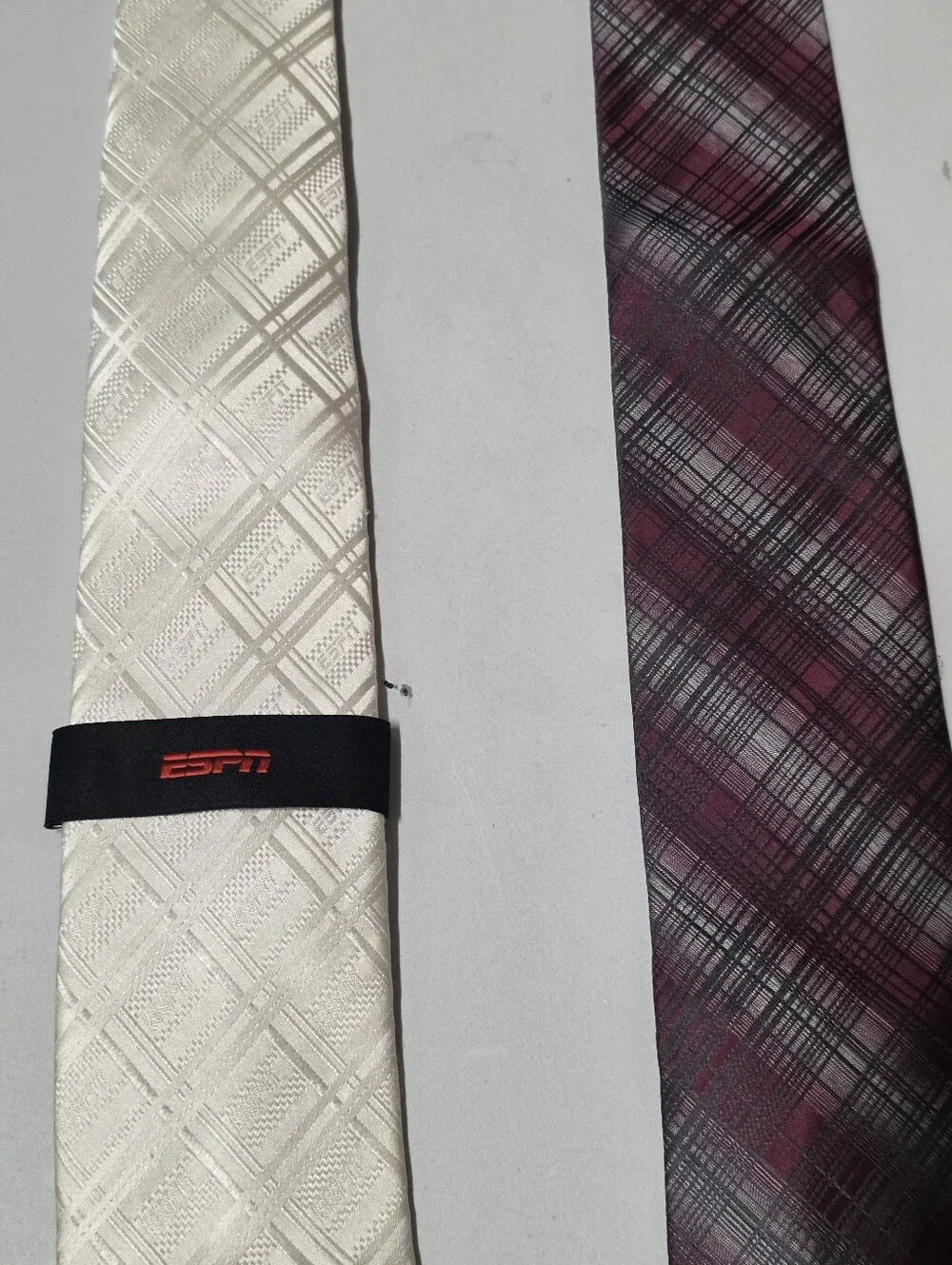 Mixed Brands Men's Silk Tie Set Lot of 5, Multicolor Mixed Patterns,